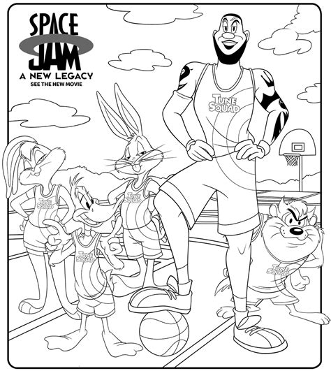 space jam coloring pages|space jam drawing pictures.